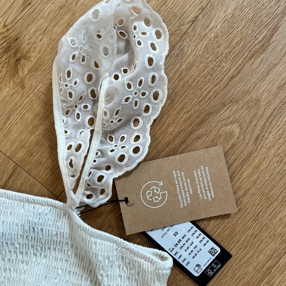 Vero Moda NWT peplum cream tank - Picture 4 of 5